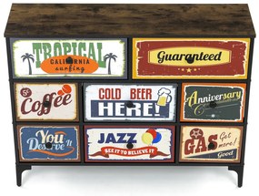 Vintage komód, 103 x 30 x 78 cm, Vintage komód,103 x 30 x 78 cm