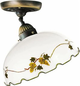 Kolarz 731.10.111 - Felületre szerelt csillár NONNA 1xE27/75W/230V átm. 30 cm bordó