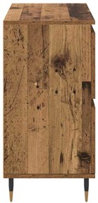 Oldalszekrények 3 pcs Régi fa 180 x 35 x 70 cm Faanyag