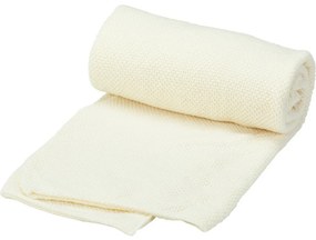 Plaid takaró krém színű, 160 x 130 cm