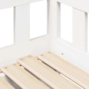fehér kihúzható heverő fiókokkal matrac nélkül 90 x 200 cm