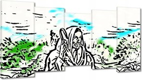 Vászonkép 150x80 A jó pásztor Bárányok