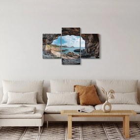 Kép - Barlang a tenger mellett (90x60 cm)