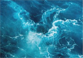 Divatos Flizelin Tapéta Ragasztóval Fali 3D Tengeri örvények 312x219 Ragasztó