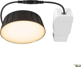 SLV 1007509 DOWNLIGHT Kültéri Mennyezetbe Építhető Lámpa Fekete LED IP54