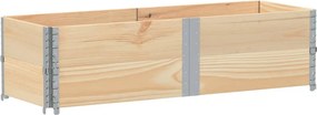 vidaXL tömör fenyőfa kerti virágláda 150 x 50 cm