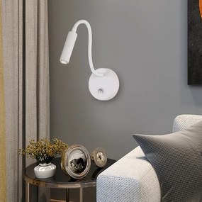 Brilagi - LED Dimmelhető flexibilis fali lámpa MAYA 1xG9/4W/230V fehér