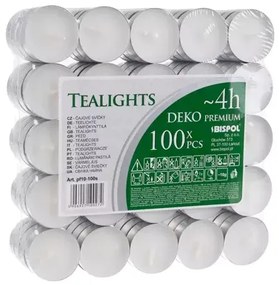 Gyertyák/melegítők 4 órás - 100 db-os készlet