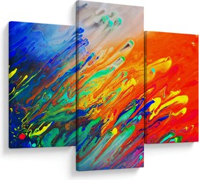 Kép - Színes absztrakció (90x60 cm)
