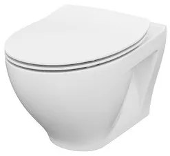 Cersanit Dormo wc soft close ülőkével fehér színben fényes felülettel hátsó kifolyással SIKOSCMOK116