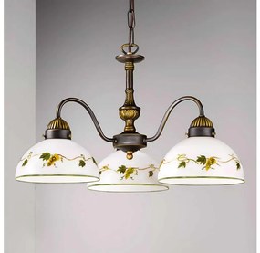 Kolarz 731.83.122 - Csillár láncon NONNA 3xE27/75W/230V szőlők