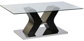 Modern design dohányzóasztal edzett üveg asztallappal
