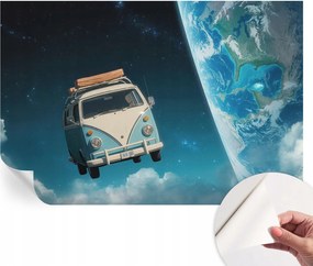 Öntapadós fali fotótapéta Hálószobába Utazás űr 104x70 cm