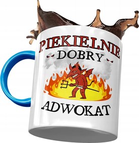 Kék Bögre Ügyvédnek Pokolian Jó Nyomtatott Fotóval