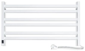 AVANGARD fürdőszobai létra törölközőszárító radiátor termosztáttal 316W/230V 50,6 cm IP44 fehér jobb oldali