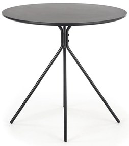 AKCIÓ Fekete étkezőasztal PHANTOM 80x80 II. osztály