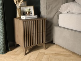 AKCIÓ Éjjeliszekrény ENTSIAN 40x40cm, artisan tölgy II. osztály