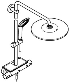 GROHE 26401001 - VITALIO JOY SYSTEM 310 zuhanyrendszer, fényes króm
