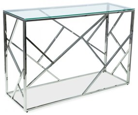 Escada C Konzolasztal 120 cm Üveg Króm