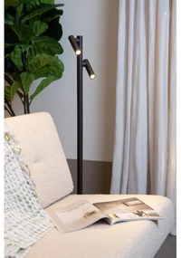 Lucide 27703/04/30 - LED Dimmelhető újratölthető kültéri lámpa ANTRIM 2xLED/2,2W/4V IP54 fekete