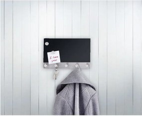 Mágneses akasztó üzenőfallal, 30 x 19 cm - Wenko