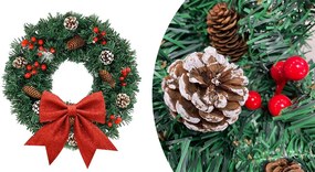 Karácsonyi ajtódísz 60cm