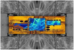 Poszterek 120x80 Kék csillogás