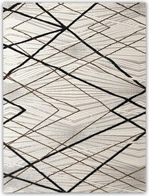 Bézs Marina Szőnyeg 160X220 CM Elegancia És Luxus Stílus Nappaliba És Otthonra