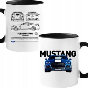 Mustang Shelby Bögre GT500 Születésnapi Ajándék Karácsony 330ml+CSOMAG