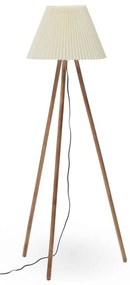 Natúr színű állólámpa textil búrával (magasság 149 cm) Benicarlo – Kave Home