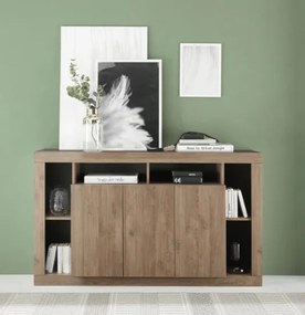 RIMINI komód, háromajtós – Mercure tölgy