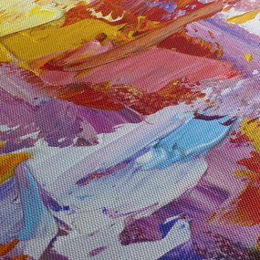 Kép - Olajfestmény (órával) (90x30 cm)
