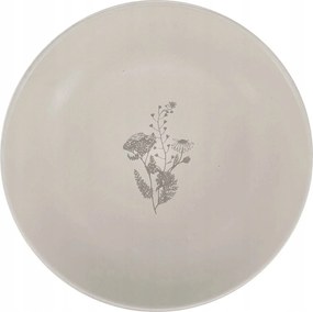 Kerámia mélylemez Cream Charm ø 22cm, krém/taupe