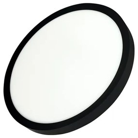 LED mennyezeti lámpatest LED/24W/230V 3000/4000/6500K átm. 30 cm fekete
