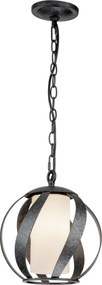 Quintiesse BLACKSMITH QN-BLACKSMITH-P-OBK Függőlámpa 1x60W/E27 IP44