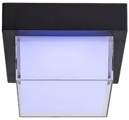 RÁBALUX 7247 DURBE Modern Kültéri Mennyezeti Lámpa Fekete IP44