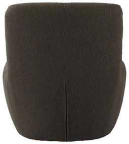 Szürkésbarna buklé fotel Ada – Leitmotiv