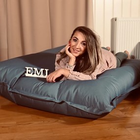 EMI szürke nylon babzsákfotel