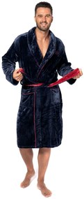 Fürdőköpeny Roger Navy Red Men XL