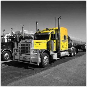 Poszterek 30x30 Sárga teherautó az USA-ból