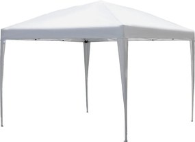 Outsunny Pavilon cca. 3x3m, vízlepergető Stabil Télálló Összecsukható Pavilon, UV Védelem, Összecsukható Fesztivál sátor Kert sátor táskában, Kert Pav