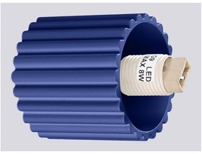 Sötétkék fali lámpa Orbital – Sollux