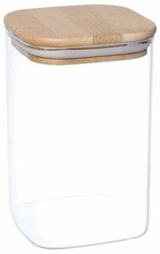 4Home Bamboo fedeles üveg tárolóedény, 950 ml, 950 ml