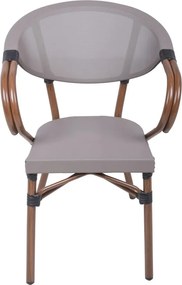 Bézs fém kerti szék Toskana – Garden Pleasure