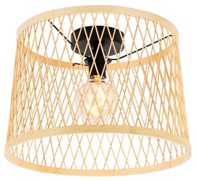 Rusztikus mennyezeti lámpa rattan 40 cm IP44 - Calamus