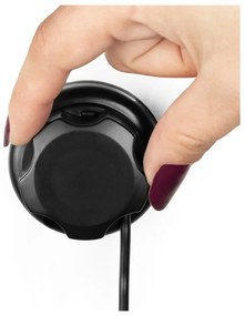 Fekete öntapadós fém fogkefetartó pohár Bestlock Black – Compactor