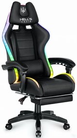 HC-1039 gamer szék LED RGB Black