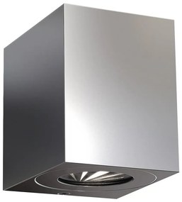 Nordlux - LED kültéri fali lámpatest CANTO 2xLED/5W/230V IP44 rozsdamentes acél