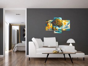 Kép - Ház narancsokkal I. (90x60 cm)
