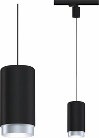 Paulmann ProRail3 függeszték Corus E27, fekete, 2m kábel, max. 50W
